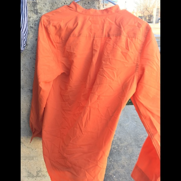 Chaps Gold Metal Button Blouse - Picture 3 of 3